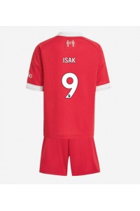 Liverpool Alexander Isak #9 Jalkapallovaatteet Lasten Kotipeliasu 2025-26 Lyhythihainen (+ Lyhyet housut)